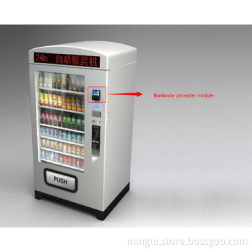 Banknotes accepter and identifier for vending machine and kiosks